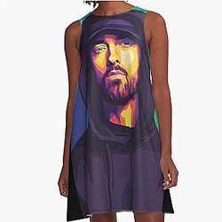 Eminem Pop Art A-Line Dress has been cleaned