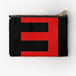 Eminem Black and Red Zipper Pouch