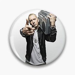 Eminem Boombox Pin