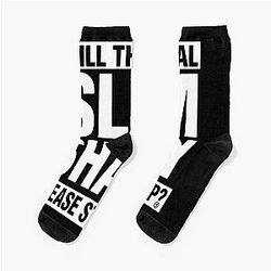 Eminem Merchandise Please Stand Up Socks