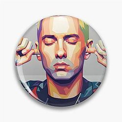Eminem Pop Art Pin