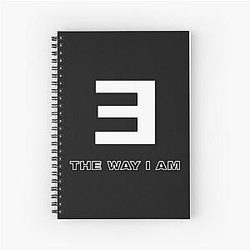 Eminem Merch Spiral Notebook.