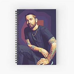 Eminem Pop Art Spiral Notebook