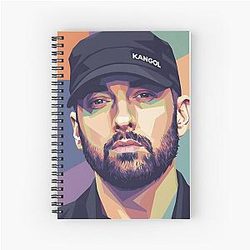 Eminem pop art Spiral Notebook