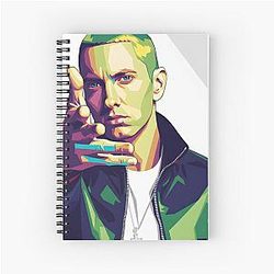 Eminem Pop Art Spiral Notebook