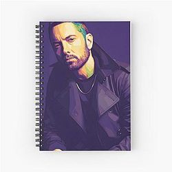 Eminem Pop Art Spiral Notebook