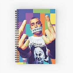 Eminem Pop Art Spiral Notebook