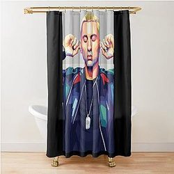 Eminem Pop Art Shower Curtain