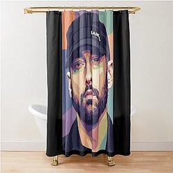 Eminem Pop Art Shower Curtain