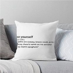 Lose Yourself by Eminem Throw Pillow