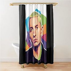 Eminem Pop Art Shower Curtain