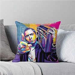 Eminem in WPAP Style Colorful Throw Pillow 
 becomes:
Eminem WPAP Style Colorful Throw Pillow