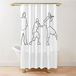 eminem silhouettes Shower Curtain