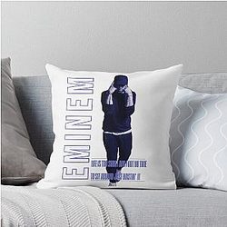 Eminem Quotes Throw Pillow