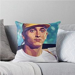 Eminem Pop Art Throw Pillow