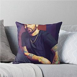 Eminem Pop Art Throw Pillow
