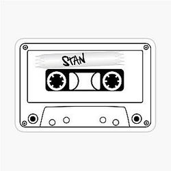 Eminem Stan Tape Sticker