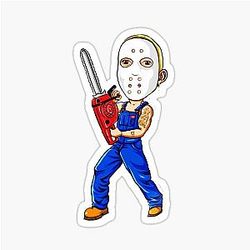 Eminem Chainsaw Sticker