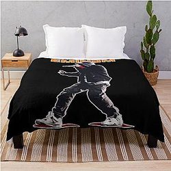 Full Moon Light Eminem Throw Blanket