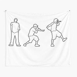 Eminem Silhouettes Tapestry