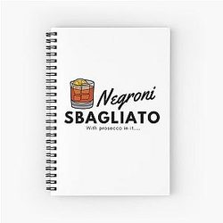 Emma D'Arcy Negroni Spirial Notebook