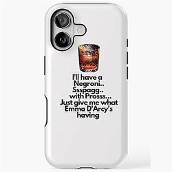 Negroni Prosecco Spoof drink iPhone Tough Case