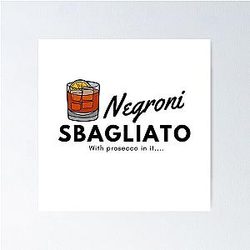 Emma D'Arcy Negroni Sbagliato Poster