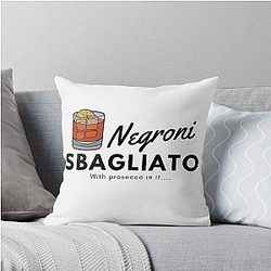 Emma D'Arcy Negroni Sbagliato Pillow