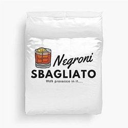 Emma D'Arcy Negroni Sbagliato Duvet Cover
