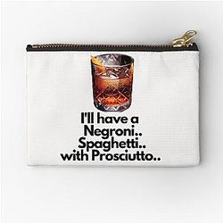 Negroni Prosciutto Soup  -  Emma D'Arcy Spoof drink Pouch