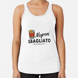 Emma D'Arcy Negroni Sbagliato Racer back Tank Top