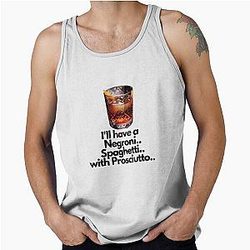 Negroni Spaghetti Prosciutto Emma D'Arcy Spoof drink Tank Top