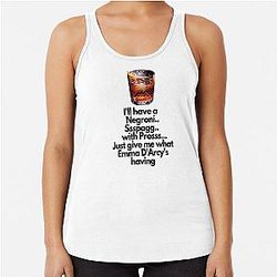 Negroni Prosecco Emma D'Arcy Spoof Racerback Tank Top