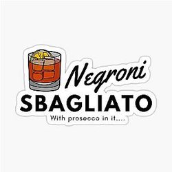 Emma D'Arcy Negroni Sbagliato Sticker