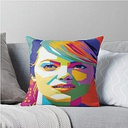Andrew Garfield Emma Stone Throw Pillow