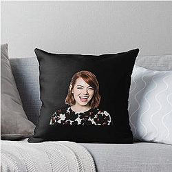 Emma Stone Throw Pillow