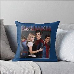 Andrew Garfield and Emma Stone Throw Pillow