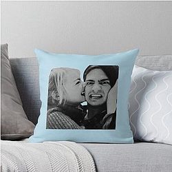 Andrew Garfield and Emma Stone Throw Pillow