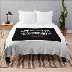 Emma Stone Throw Blanket