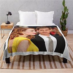 Andrew Garfield and Emma Stone Throw Blanket