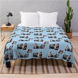 Andrew Garfield and Emma Stone Pack Throw Blanket