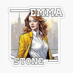 Emma Stone Sticker