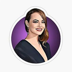 Emma Stone Sticker