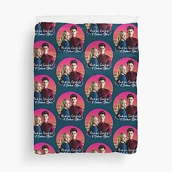 Andrew Garfield and Emma Stone Duvet Cover