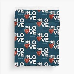 Andrew Garfield and Emma Stone Duvet Cover