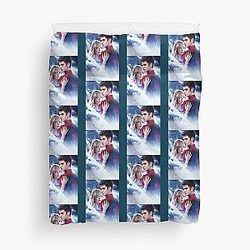 Andrew Garfield and Emma Stone Duvet Cover