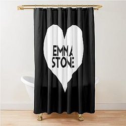 Emma Stone Shower Curtain