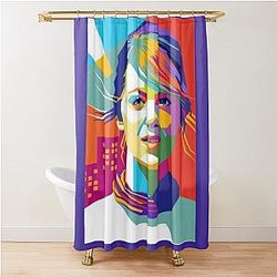 Andrew Garfield Emma Stone Shower Curtain