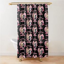Andrew Garfield and Emma Stone Child of Divorce Shower Curtain