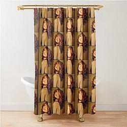 Emma Stone Shower Curtain